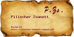 Pilischer Zsanett névjegykártya